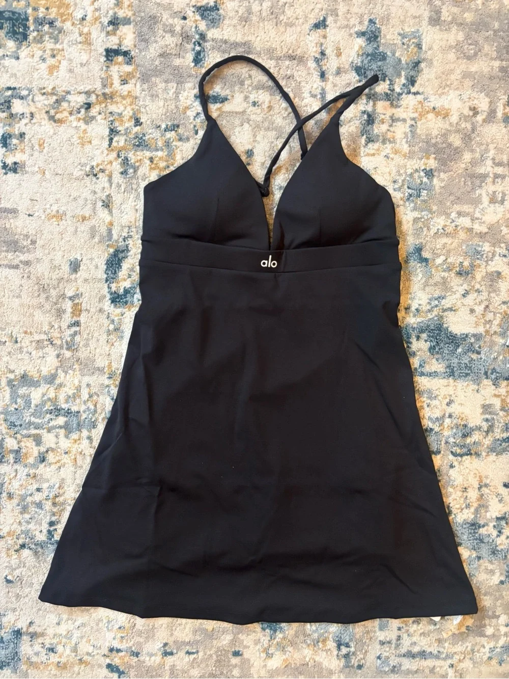 ALO Yoga Black Mini Dress